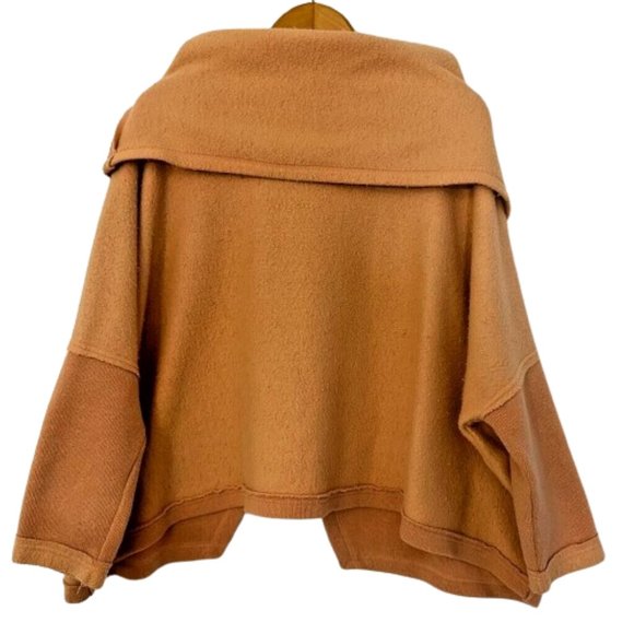 Free People Sweaters - Free People Open Back Cowl Neck Pullover Sweater M oversized Cotton Size Medium